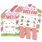 Big Dot of Happiness Sweet Watermelon - Fruit Party Game Pickle Cards - Pull Tabs 3-in-a-Row - Set of 12